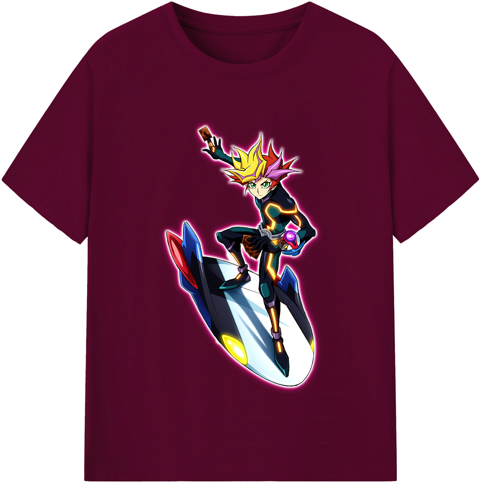 （画像用） 遊☆戯☆王 Yu-Gi-Oh! レディースカジュアルプリントTシャツ（綿100％）
